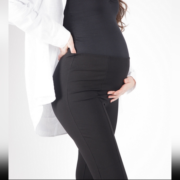 Emme Mama Maternity Dressy Ponte Work Pant - Picture 1 of 3